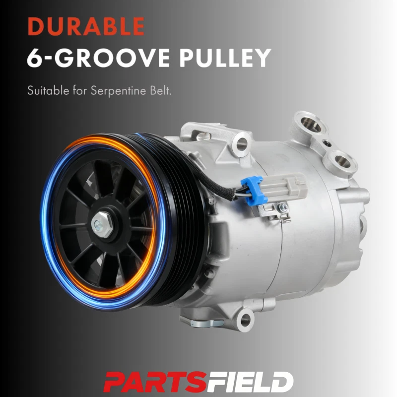 New AC Compressor For 2.5L Mitsubishi Triton 1986-1996 ME MF MG MH MJ - image 3 of 4