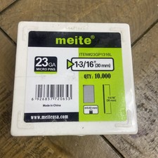 10,000 Counts meite 23 Gauge Pin Nails Micro Headless Piner Nails Galvanized 30