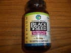 Amazing Herbs Cold-Pressed Black Seed Oil 500mg  90 Softgel Capsules  9/2028