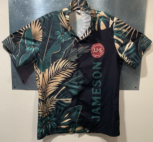 John Jameson and Son Limited Edition Hawaiian Tropical Button Up M Stretch Shirt