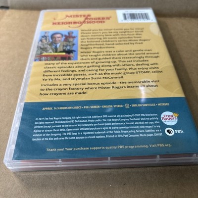 Mister Rogers' Neighborhood DVD 30 Classic Episodes 1979-2000 PBS