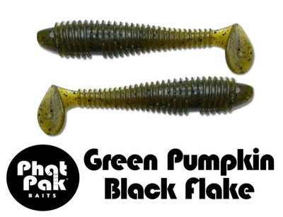 Swimbait Paddle Tail Keitech Style 3.3'' 20 Ribbed Soft Plastic Bass Fishing Lure