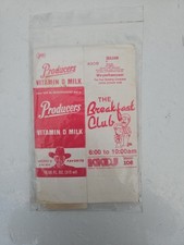 1965, Hopalong Cassidy, "Unused" Vitamin D Milk Carton Scarce / Vintage