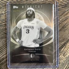 2025-26 Topps Midnight Anthony Davis Equinox Black White 6/20 Mavericks #47