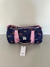 Herschel Classic Duffel Bag Little Herschel Play Cats 23.7L New Pink Blue