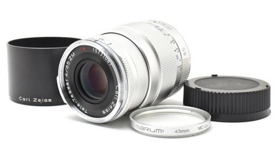 carl zeiss 85mm f4 zm tele tessar シルバー MINT] Carl Zeiss Tele-Tessar T* 85mm F/4 ZM Silver for Leica M