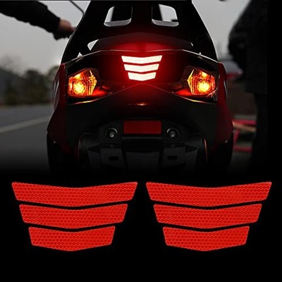  Strong Reflective Stripe Stickers for Car Bumber High-Intensity Night Red