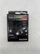 Sealed SandDisk Cruzer Enterprise USB 2.0 security 4gb SDCZ22-0046-A75 Free S/H