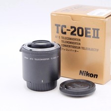 Nikon AF-S Teleconverter TC-20E II 2x Caps Box MUST SEE 1130