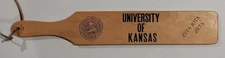 Vintage Fraternity Paddle University Kansas 1962 ZETA IOTA ZETA Chapter