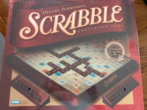 Vintage 2001 Scrabble Deluxe Turntable Edition, Parker Brothers - Complete New