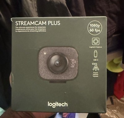 Logitech StreamCam Plus Full HD Camera - Graphite - Tripod (Brand New) (In Hand)