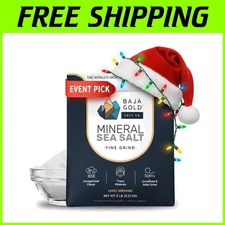 Authentic Fine Grind Sea Salt for Cooking & Baking