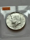 1964 D Kennedy Half Dollar, AU, 90% Silver, AU
