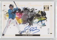 2024 Panini Impeccable Canvas Creations Holo Silver 1/25 Jacob Berry Auto 1o2