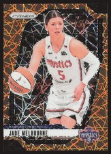 2024 Panini Prizm WNBA #68 Jade Melbourne Orange Velocity Prizms