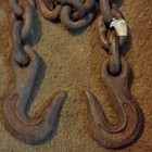 vintage heavy duty 12 ft chain with 2 hooks  — photo 2