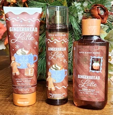 2025🎄CHRISTMAS~☕️GINGERBREAD LATTE~Bath Body Works YOUR CHOICE~SHIP FREE!