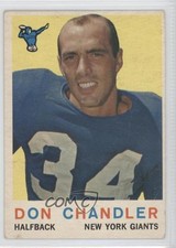 1959 Topps Don Chandler #49 9g4