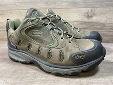 Oboz Low BDry Waterproof Hiking Shoes Sneakers Brown Green Mens Size 8.5