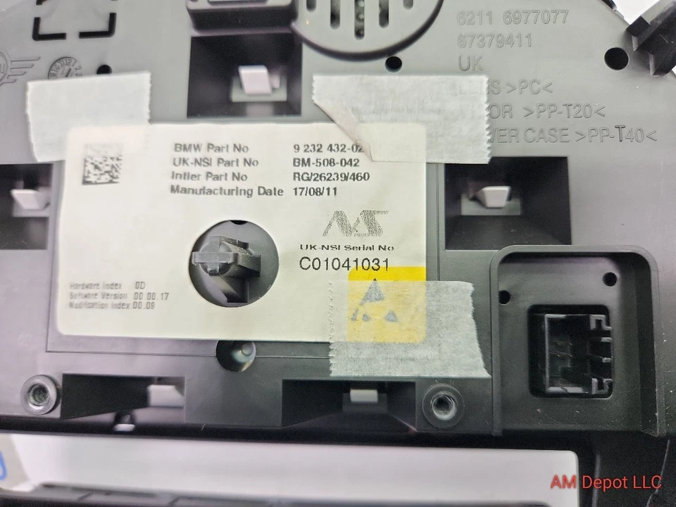 Cuadro de instrumentos velocímetro Mini Cooper S R56 R57 R55 R58 R59 R60 2012 Foto 4 de 4