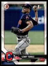 2018 Bowman Draft Lenny Torres Cleveland Indians #BD-8