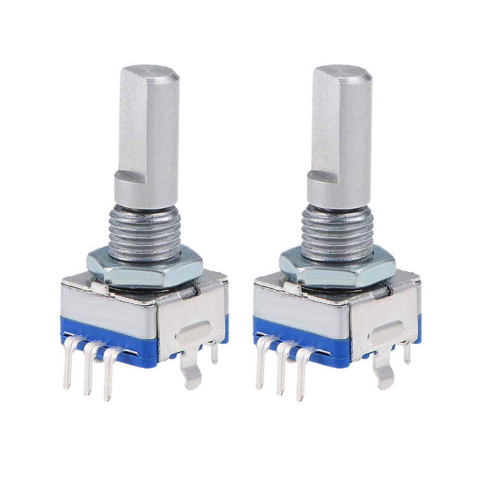 360 Degree Rotary Encoder Code Switch Digital Potentiometer EC11 5 Pins ...