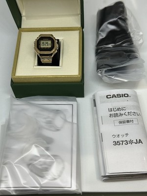 Casio CRW-001G-9JR Digital Ring Watch Gold PVD Stainless Steel for