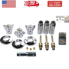 Tub and Shower 3-Handle Remodeling Trim Kit for Sayco, Chrome