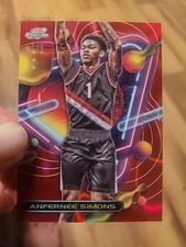 2023-24 Topps Cosmic Chrome Anfernee Simons #104 Red Flare Refractor /5