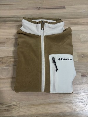 Columbia Men s Thompson Peak Full Zip Fleece Jacket Beige