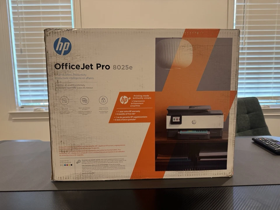 HP OfficeJet Pro 8025e Color Thermal Inkjet All-In-One Printer - Image 2 of 4