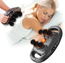 6-Head Deep Tissue Massage Gun – 9 Modes, 9 Levels, Full Body Relief