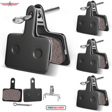 4 Pairs Bike Brake Pads, Disc Brake Pads Resin,Semi-Metallic for Mountain Bike