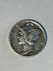 1943 Mercury Dime - 90% silver composition - Receive this coin