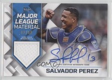 2022 Topps Series Major League Material 2/50 Salvador Perez #MLMA-SP Auto qf8