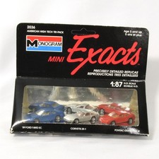 Monogram Mini Exacts 1:87 Model 3 Pack T-Bird...