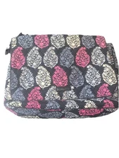 Vera Bradley Laptop Bag Messenger School Computer  Black White Northern Lights