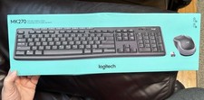 Logitech MK270 Wireless Keyboard Mouse Combo Full-Size NEW SEALED FREE SHIP