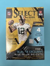 Panini Select 2020 NFL Blaster Box Blue Prizm Die-Cuts Sealed