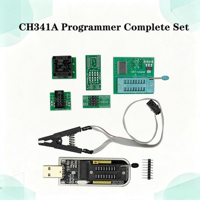 EEPROM BIOS USB Programmer CH341A + SOIC8 Clip + 1.8V Adapter + SOIC8 Adapter