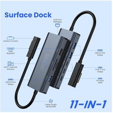 11-in-1 MS Surface Docking Station - 4K HDMI Display