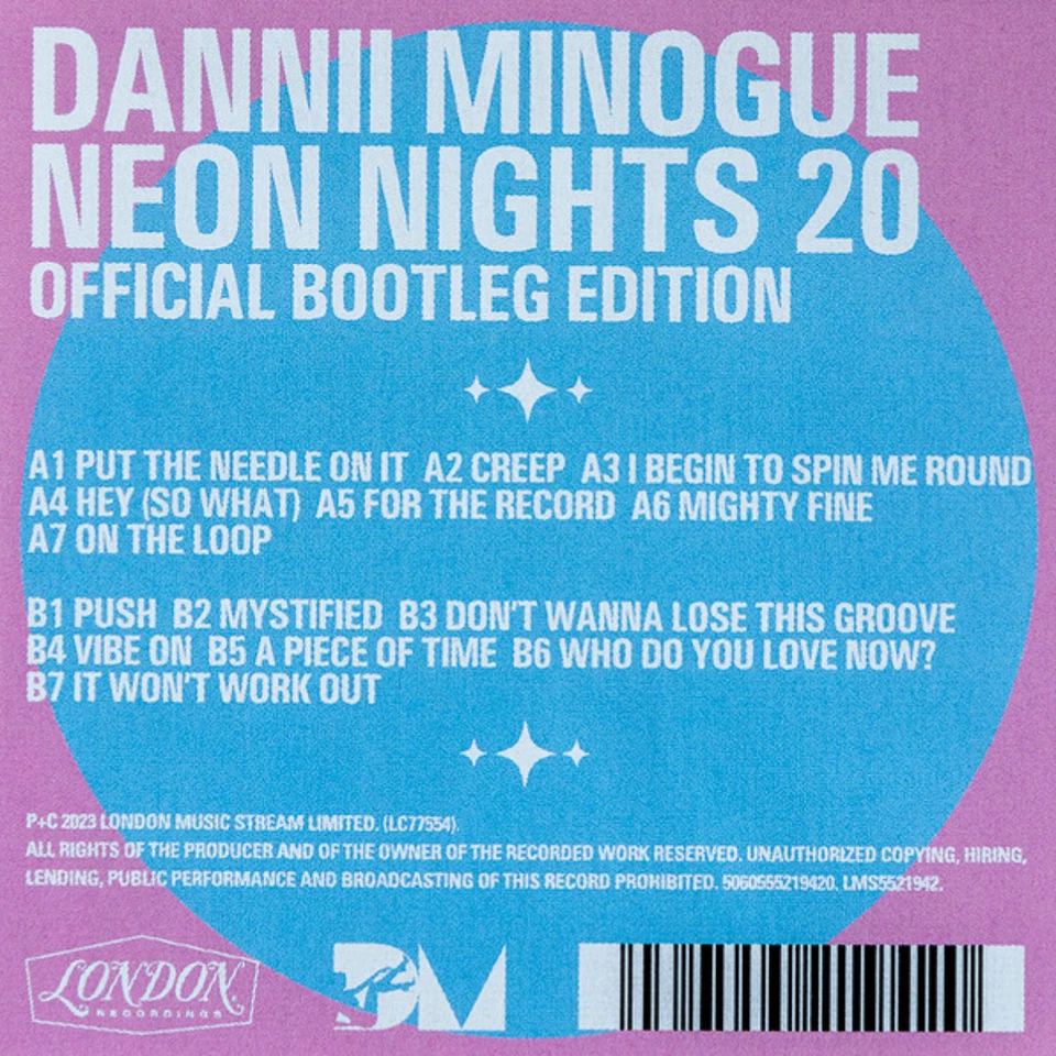 Dannii Minogue Neon Nights 20 (Vinyl Limited Edition, Picture Disc) Brand New - Image 3 of 3