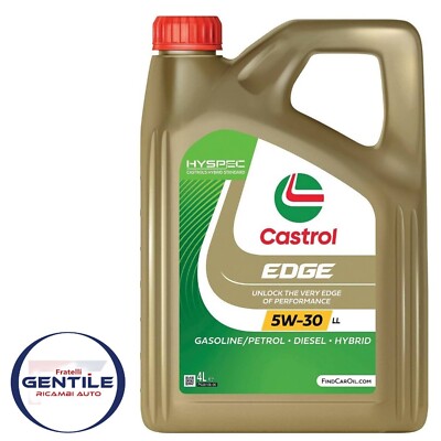ENGINE OIL CASTROL EDGE 5W30 LL CANISTER 4L BMW LONGLIFE AUDI VW PORSCHE MB