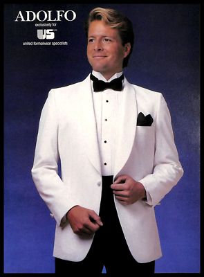 80s black tie
