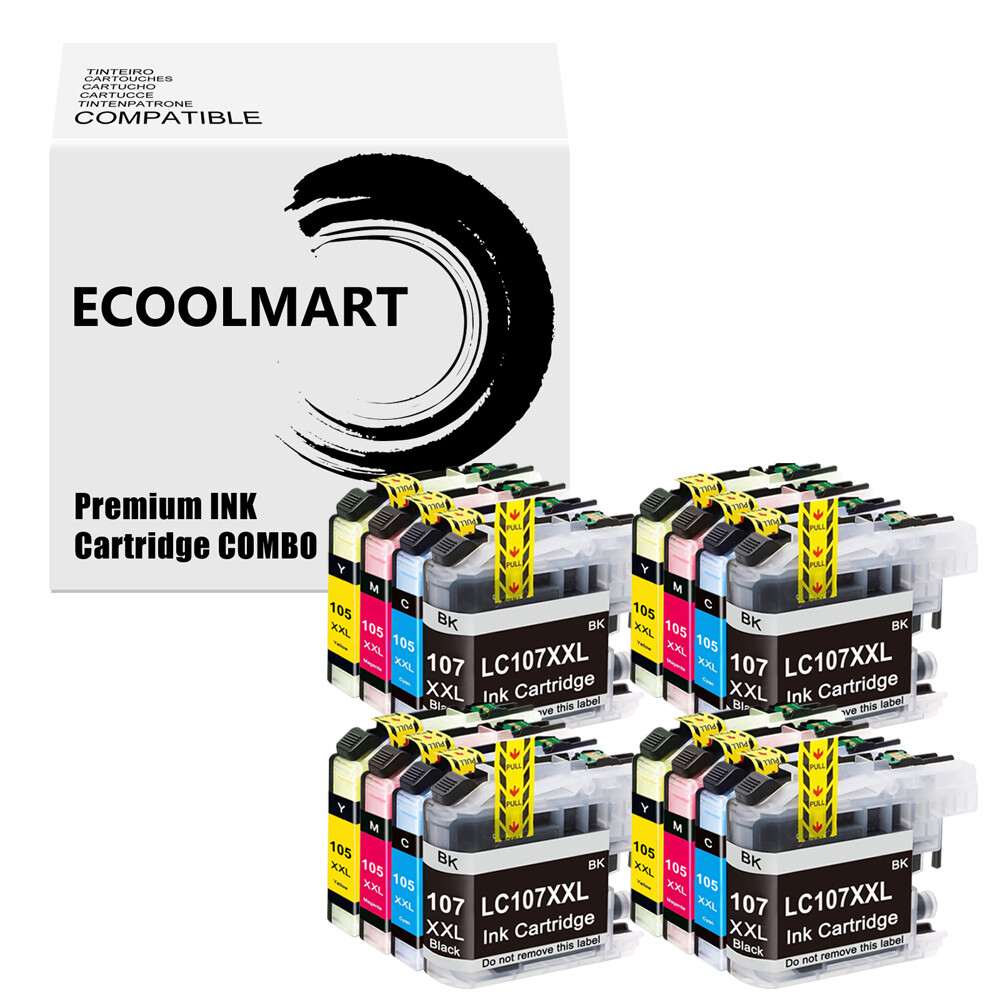 16PK Ink Cartridge fits Brother LC105 LC107 MFC-J4510DW MFC-J4410DW