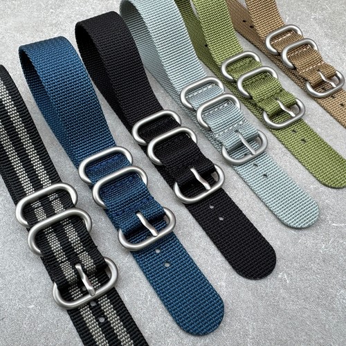 HEAVY DUTY NATO Watch Strap Nylon Band G10 Military 18mm 20mm 22mm - Picture 2 of 42
