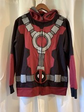 Deadpool Marvel Comics Mad Engine Full Zip Costume / Cosplay Hoodie - Size M
