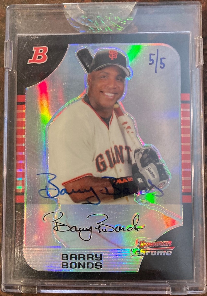 その他 2006 Bowman Barry Bonds Buy Back Auto 2006 Bowman Originals Barry Bonds #100 Encased Buyback