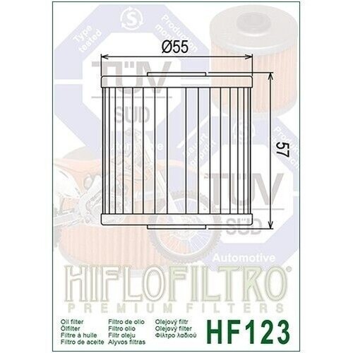 HifloFiltro OE Qualitäts Ölfilter Passend für Kawasaki Z200 (1977 Zu 1983) - Picture 2 of 5